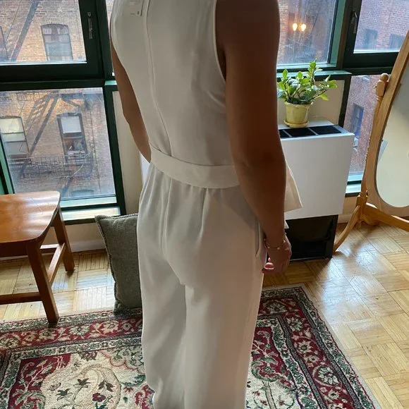 White Zara Jumpsuit - Picture 7 of 9